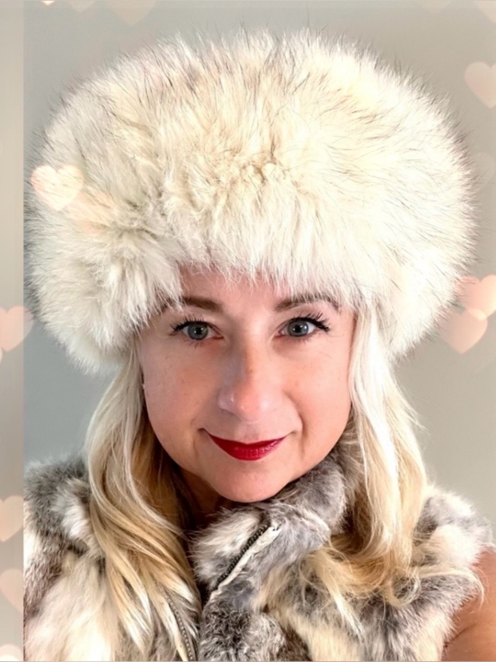 Luna Montreal Genuine Fox Fur Suede Hat